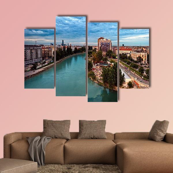 The Herrmann Beach Canvas Wall Art-4 Pop-Gallery Wrap-50" x 32"-Tiaracle