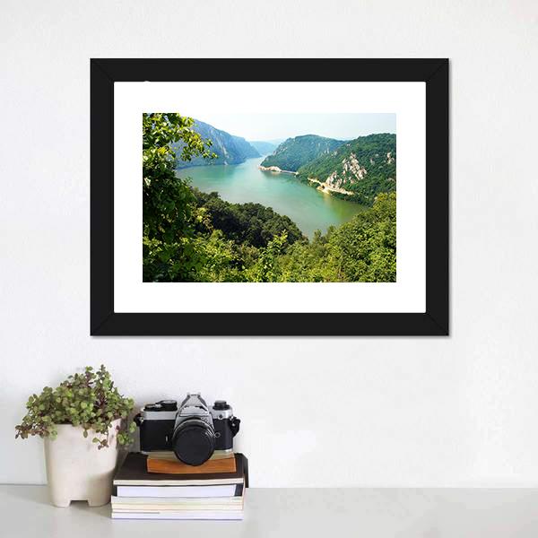 Danube Valley Canvas Wall Art-5 Horizontal-Gallery Wrap-22" x 12"-Tiaracle