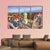 Augsburg Skyline Germany Canvas Wall Art-4 Pop-Gallery Wrap-50" x 32"-Tiaracle