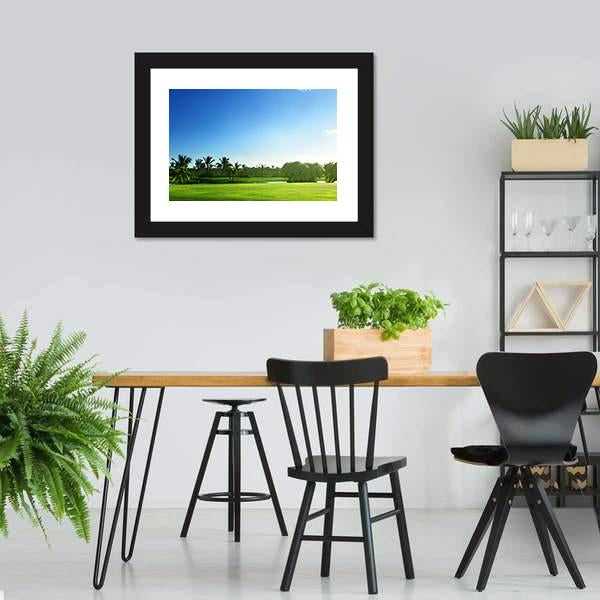 Day View Of Golf Course Canvas Wall Art-3 Horizontal-Gallery Wrap-25&quot; x 16&quot;-Tiaracle