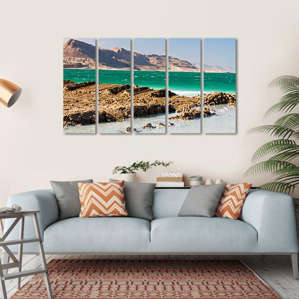 Dead Sea Canvas Wall Art-5 Horizontal-Gallery Wrap-22" x 12"-Tiaracle