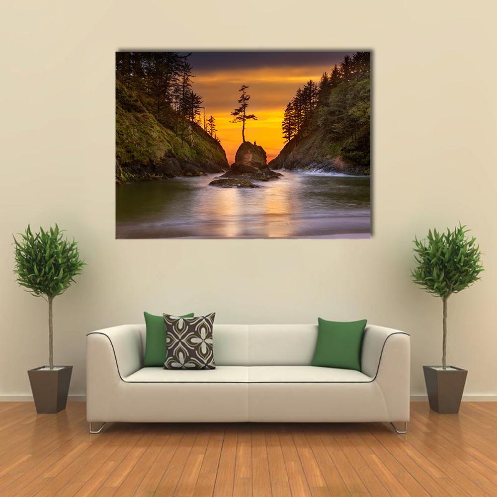 Deadman's Cove Canvas Wall Art-4 Horizontal-Gallery Wrap-34" x 24"-Tiaracle