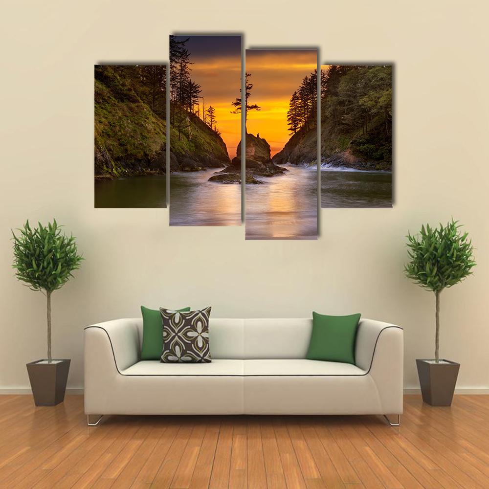 Deadman's Cove Canvas Wall Art-4 Pop-Gallery Wrap-50" x 32"-Tiaracle
