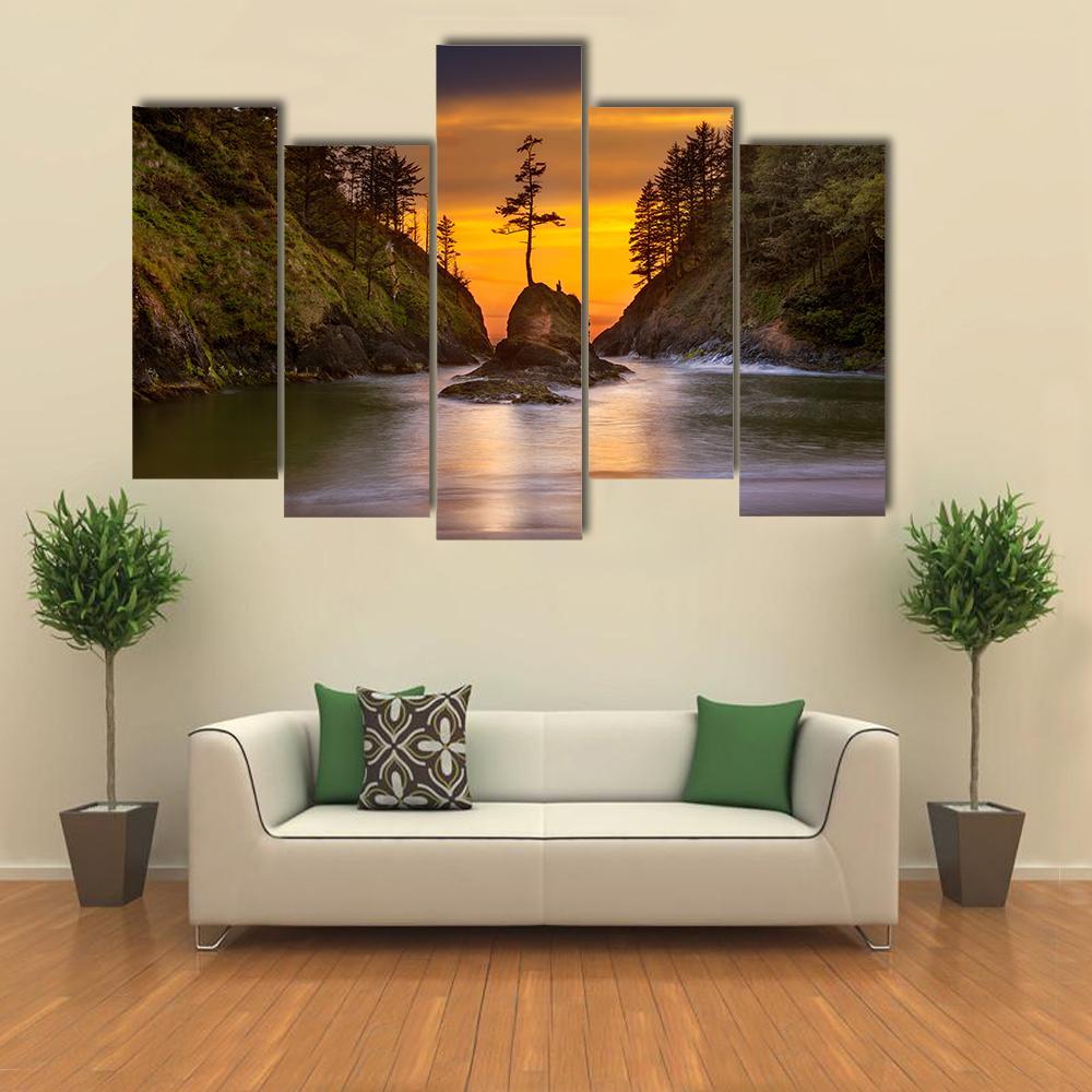 Deadman's Cove Canvas Wall Art-5 Pop-Gallery Wrap-47" x 32"-Tiaracle