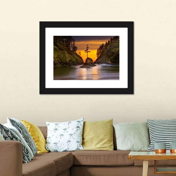 Deadman's Cove Panoramic Canvas Wall Art-1 Piece-36" x 12"-Tiaracle