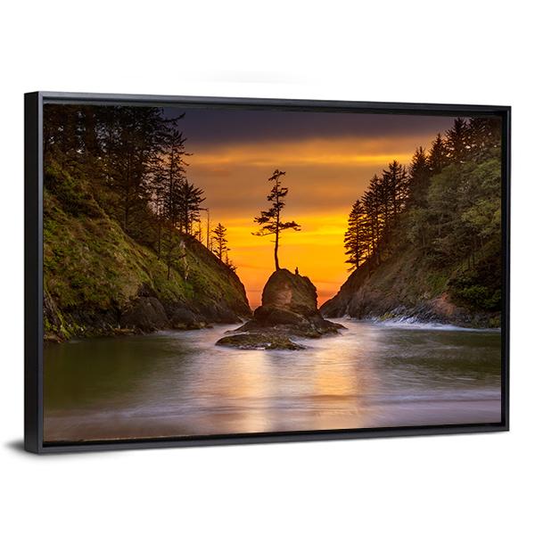 Deadman's Cove Panoramic Canvas Wall Art-1 Piece-36" x 12"-Tiaracle