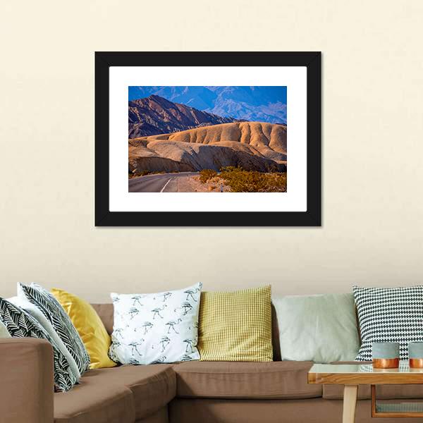Death Valley California Canvas Wall Art-1 Piece-Framed Print-20" x 16"-Tiaracle