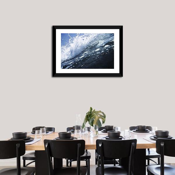 Deep Sea Wave Canvas Wall Art-3 Horizontal-Gallery Wrap-25" x 16"-Tiaracle