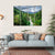 Deep Forest Under Mountains Canvas Wall Art-1 Piece-Gallery Wrap-36" x 24"-Tiaracle