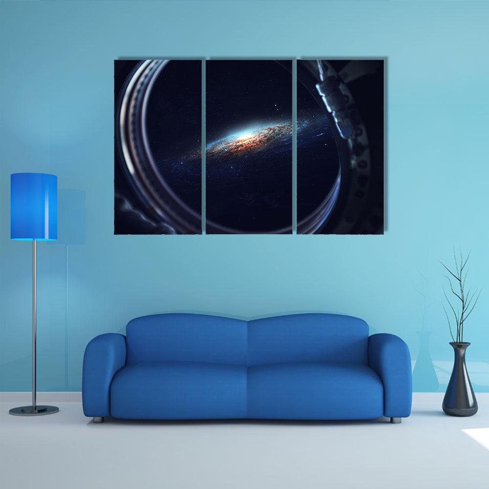 Deep Space Art Canvas Wall Art-3 Horizontal-Gallery Wrap-25" x 16"-Tiaracle