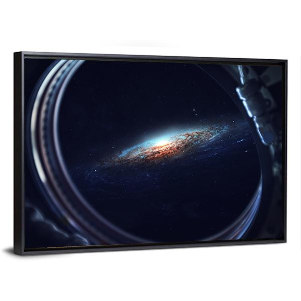 Deep Space Art Panoramic Canvas Wall Art-1 Piece-36" x 12"-Tiaracle