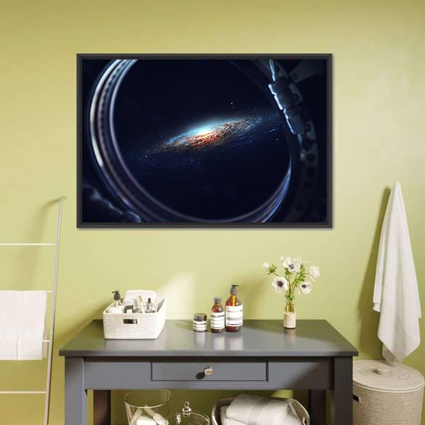 Deep Space Art Panoramic Canvas Wall Art-1 Piece-36" x 12"-Tiaracle