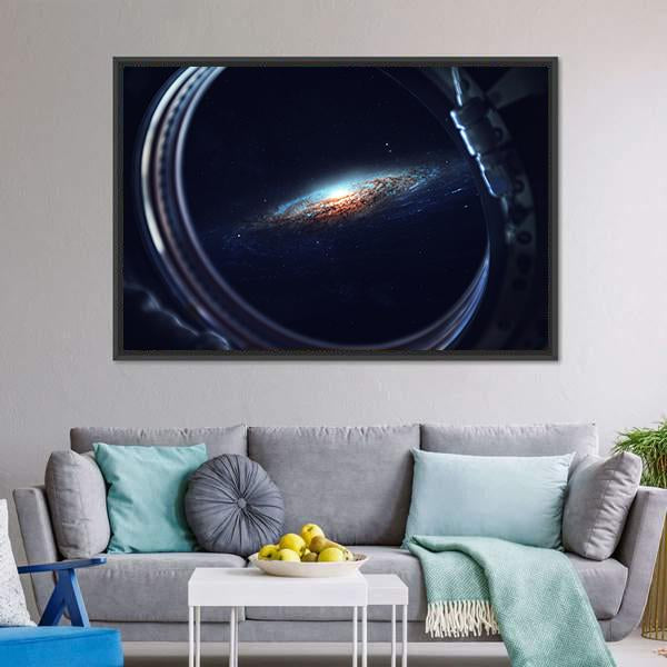 Deep Space Art Vertical Canvas Wall Art-3 Vertical-Gallery Wrap-12" x 25"-Tiaracle