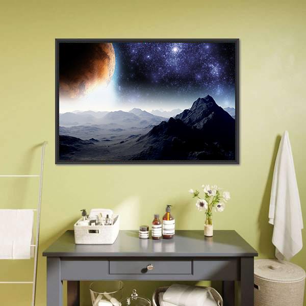 Deep Space Illusion Canvas Wall Art-3 Horizontal-Gallery Wrap-25&quot; x 16&quot;-Tiaracle