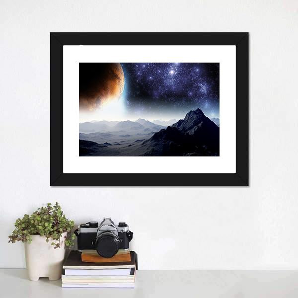 Deep Space Illusion Canvas Wall Art-3 Horizontal-Gallery Wrap-25" x 16"-Tiaracle