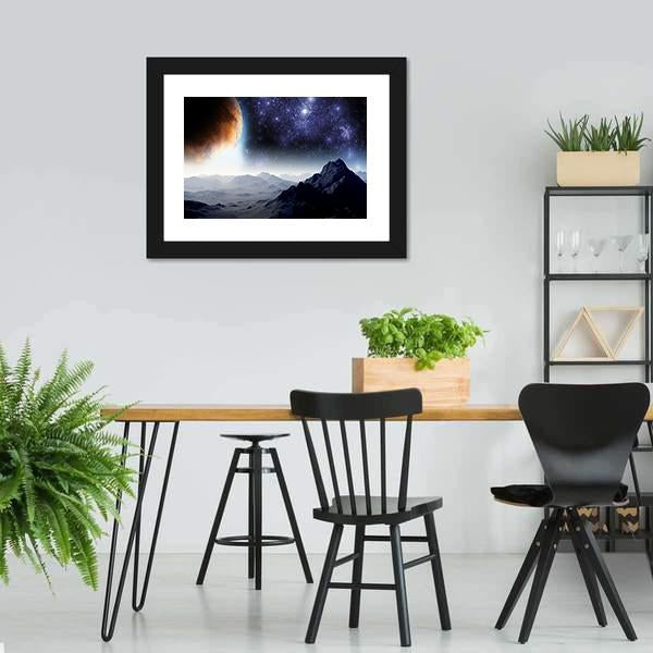 Deep Space Illusion Canvas Wall Art-3 Horizontal-Gallery Wrap-25" x 16"-Tiaracle