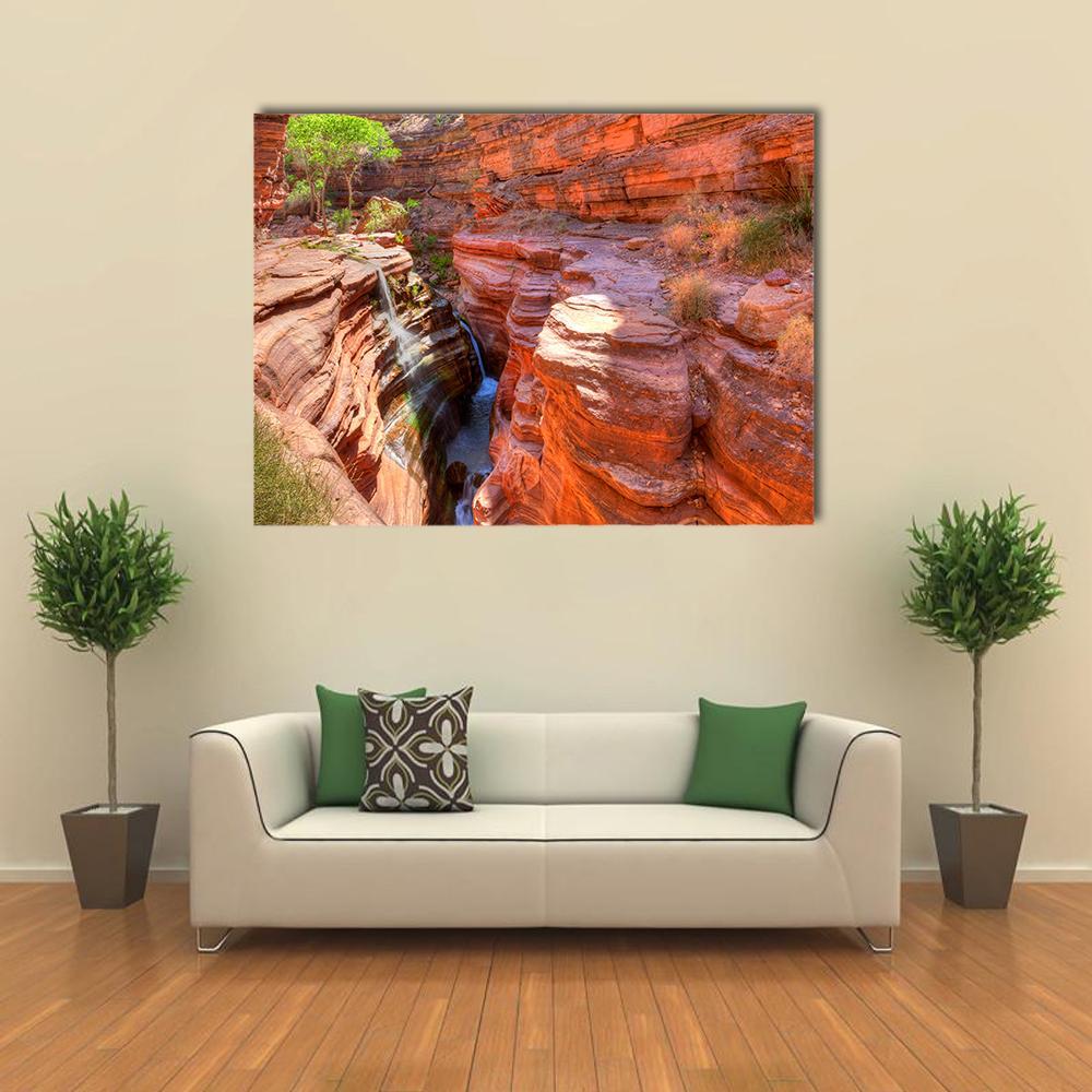 Deer Creek Canyon Canvas Wall Art-1 Piece-Gallery Wrap-36" x 24"-Tiaracle