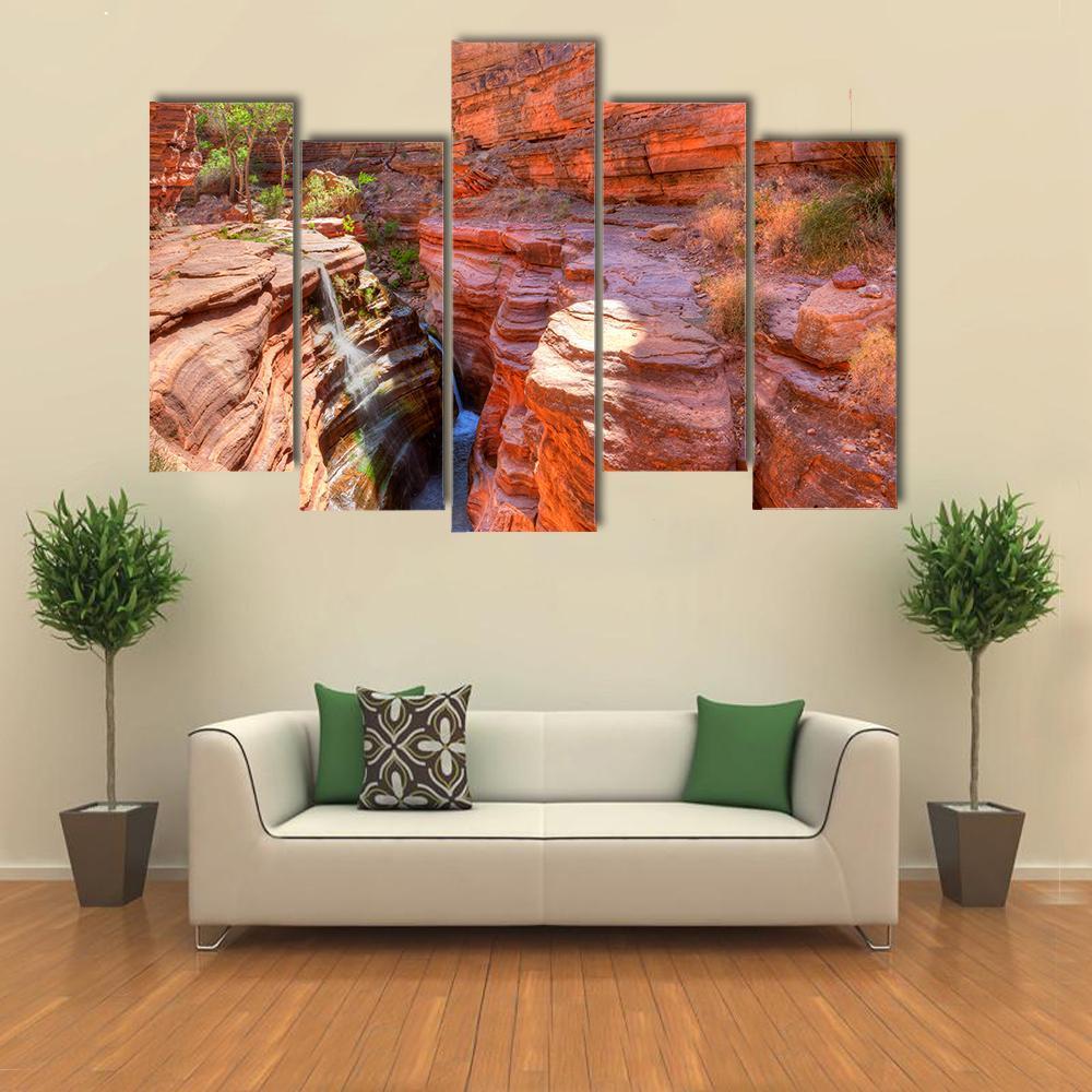 Deer Creek Canyon Canvas Wall Art-1 Piece-Gallery Wrap-48" x 32"-Tiaracle
