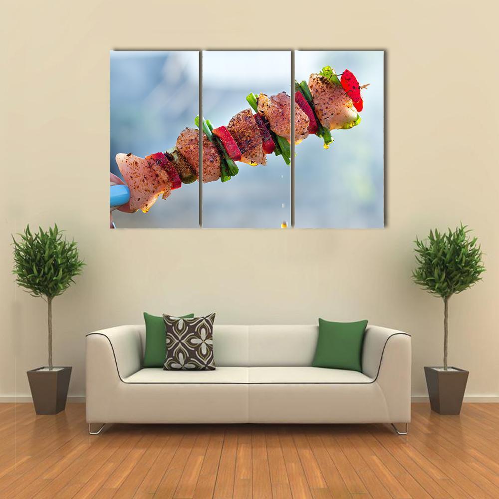 Delicious Chicken Breast Canvas Wall Art-3 Horizontal-Gallery Wrap-37" x 24"-Tiaracle