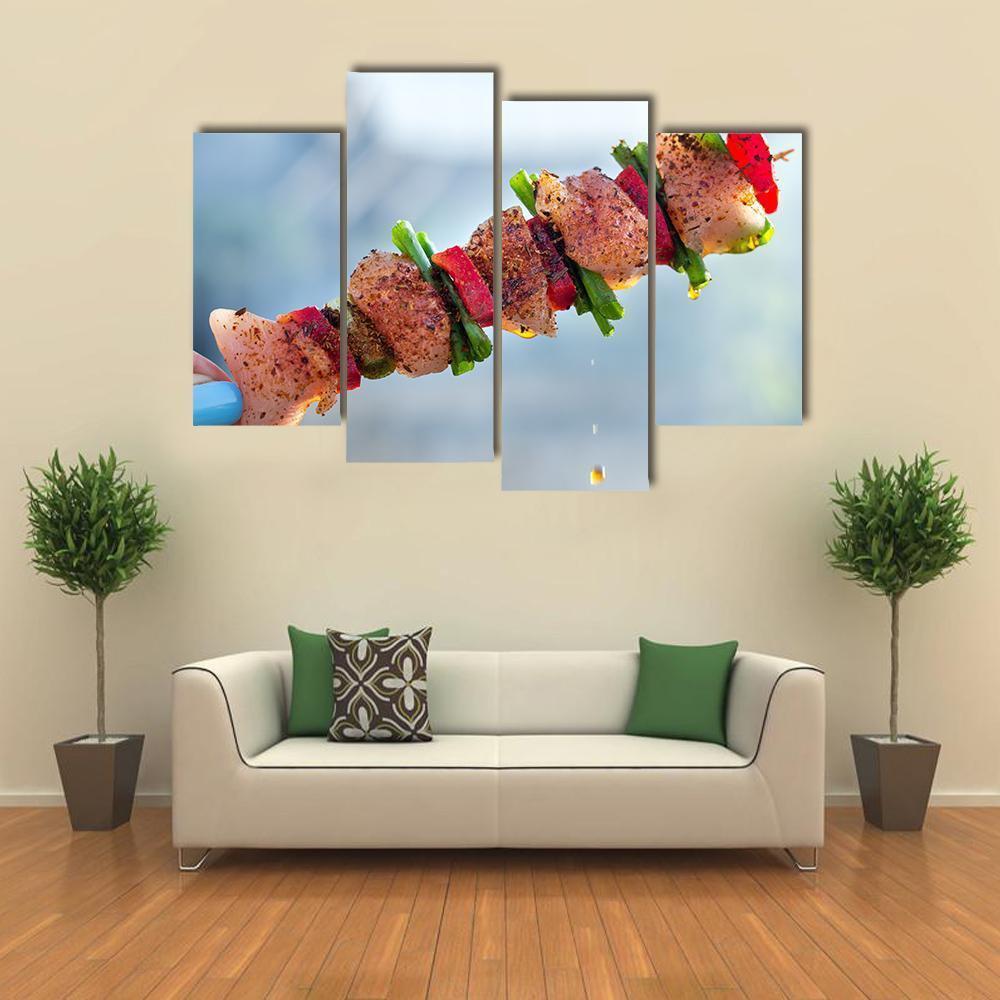 Delicious Chicken Breast Canvas Wall Art-4 Pop-Gallery Wrap-50" x 32"-Tiaracle