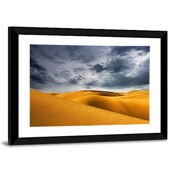 Desert Dune Canvas Wall Art-3 Horizontal-Gallery Wrap-25" x 16"-Tiaracle