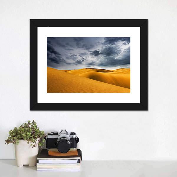 Desert Dune Panoramic Canvas Wall Art-1 Piece-36" x 12"-Tiaracle