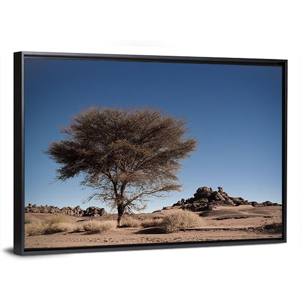 Desert Landscape Algeria Canvas Wall Art-3 Horizontal-Gallery Wrap-25" x 16"-Tiaracle