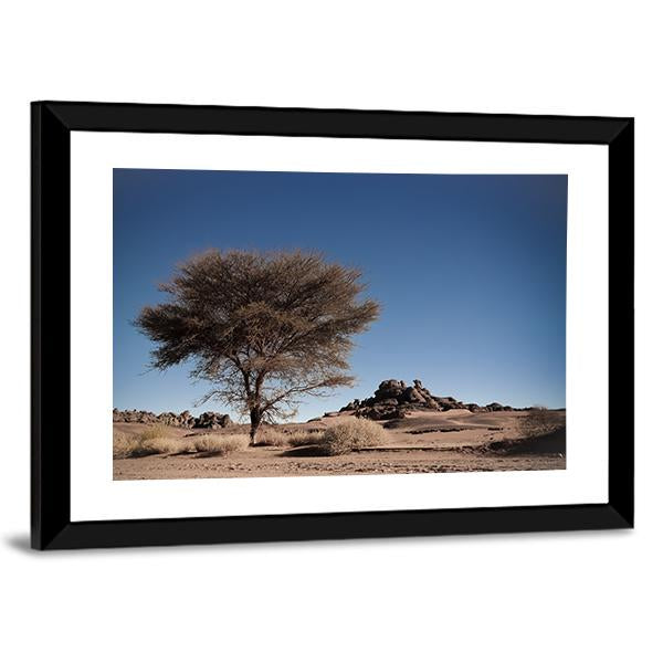 Desert Landscape Algeria Canvas Wall Art-3 Horizontal-Gallery Wrap-25" x 16"-Tiaracle