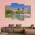 Pond In Desert Oasis Canvas Wall Art-4 Pop-Gallery Wrap-50" x 32"-Tiaracle
