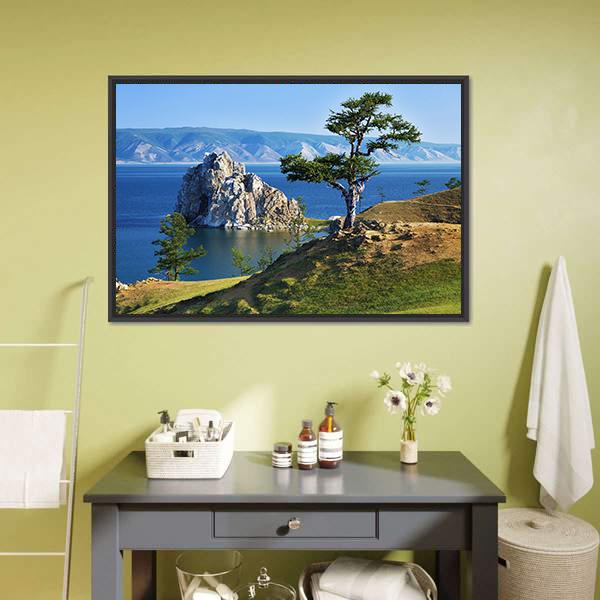Desires Tree Olkhon Island Canvas Wall Art-5 Horizontal-Gallery Wrap-22" x 12"-Tiaracle