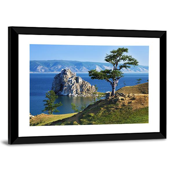 Desires Tree Olkhon Island Canvas Wall Art-5 Horizontal-Gallery Wrap-22" x 12"-Tiaracle