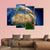 Detailed Picture Of Earth Canvas Wall Art-4 Pop-Gallery Wrap-50" x 32"-Tiaracle