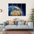 Detailed Picture Of Earth Canvas Wall Art-4 Horizontal-Gallery Wrap-34" x 24"-Tiaracle