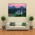 Detian Waterfall At Sunset Canvas Wall Art-4 Horizontal-Gallery Wrap-34" x 24"-Tiaracle