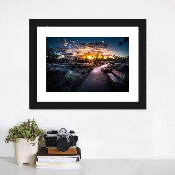 Devil's Orchard Trail Craters Panoramic Canvas Wall Art-1 Piece-36" x 12"-Tiaracle