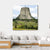 Devils Tower Canvas Wall Art-4 Horizontal-Gallery Wrap-34" x 24"-Tiaracle