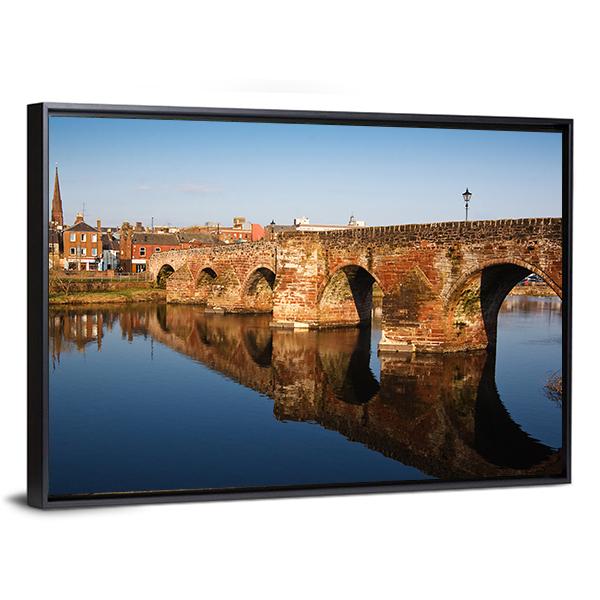Devorgilla Bridge Scotland Canvas Wall Art-3 Horizontal-Gallery Wrap-25" x 16"-Tiaracle