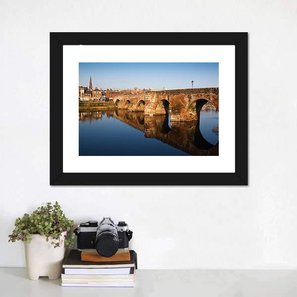 Devorgilla Bridge Scotland Canvas Wall Art-3 Horizontal-Gallery Wrap-25" x 16"-Tiaracle