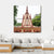 Dhakeshwari Temple Bangladesh Canvas Wall Art-4 Square-Gallery Wrap-17" x 17"-Tiaracle