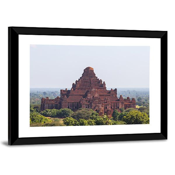 Dhammayangyi Temple Myanmar Panoramic Canvas Wall Art-1 Piece-36" x 12"-Tiaracle