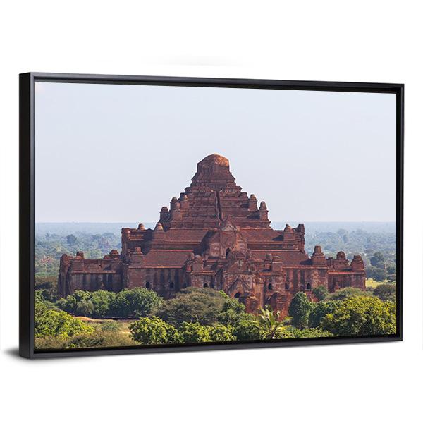 Dhammayangyi Temple Myanmar Panoramic Canvas Wall Art-1 Piece-36" x 12"-Tiaracle