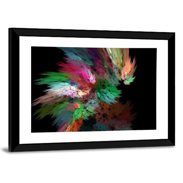 Digital Fractal Illustration Canvas Wall Art-3 Horizontal-Gallery Wrap-25" x 16"-Tiaracle
