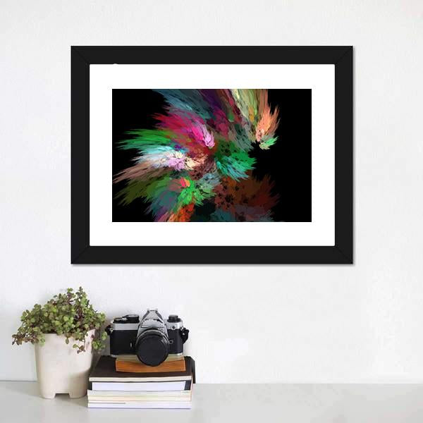 Digital Fractal Illustration Canvas Wall Art-3 Horizontal-Gallery Wrap-25" x 16"-Tiaracle