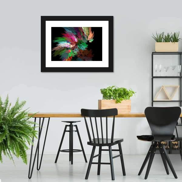 Digital Fractal Illustration Canvas Wall Art-3 Horizontal-Gallery Wrap-25" x 16"-Tiaracle