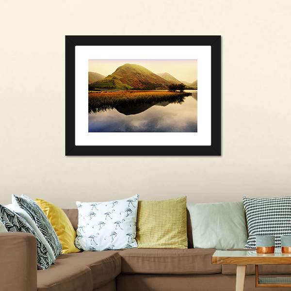 District Lake England Canvas Wall Art-1 Piece-Framed Print-20" x 16"-Tiaracle