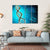 DNA Structure & Binary Code Canvas Wall Art-4 Horizontal-Gallery Wrap-34" x 24"-Tiaracle