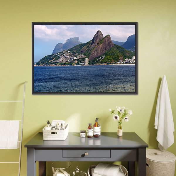 Dois Irmao Brazil Canvas Wall Art-1 Piece-Floating Frame-24" x 16"-Tiaracle