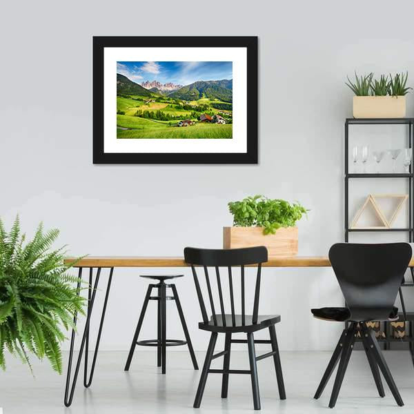 Dolomites Alps Mountain Canvas Wall Art-3 Horizontal-Gallery Wrap-25" x 16"-Tiaracle