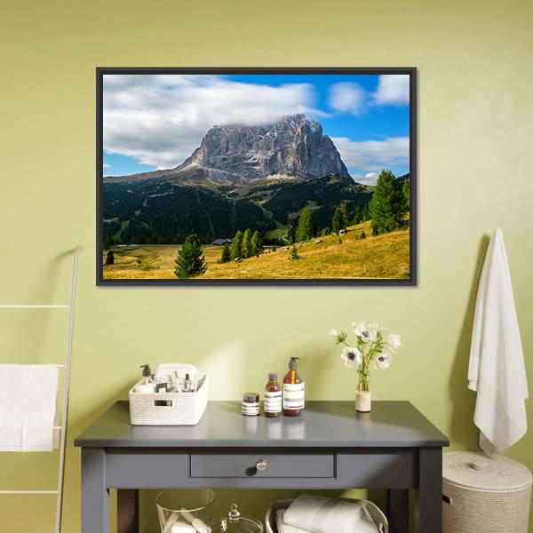 Dolomites In Italy Canvas Wall Art-3 Horizontal-Gallery Wrap-25" x 16"-Tiaracle