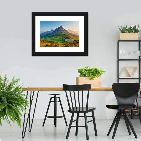 Dolomites Landscape Canvas Wall Art-5 Horizontal-Gallery Wrap-22" x 12"-Tiaracle